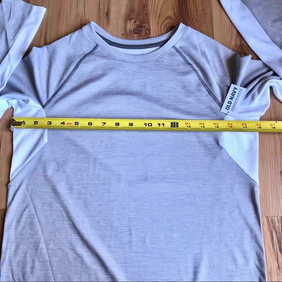 NEW Graphic Mesh T Shirt Long Sleeve XL Light Gray Boy’s UNISEX OLD NAVY - Picture 8 of 16
